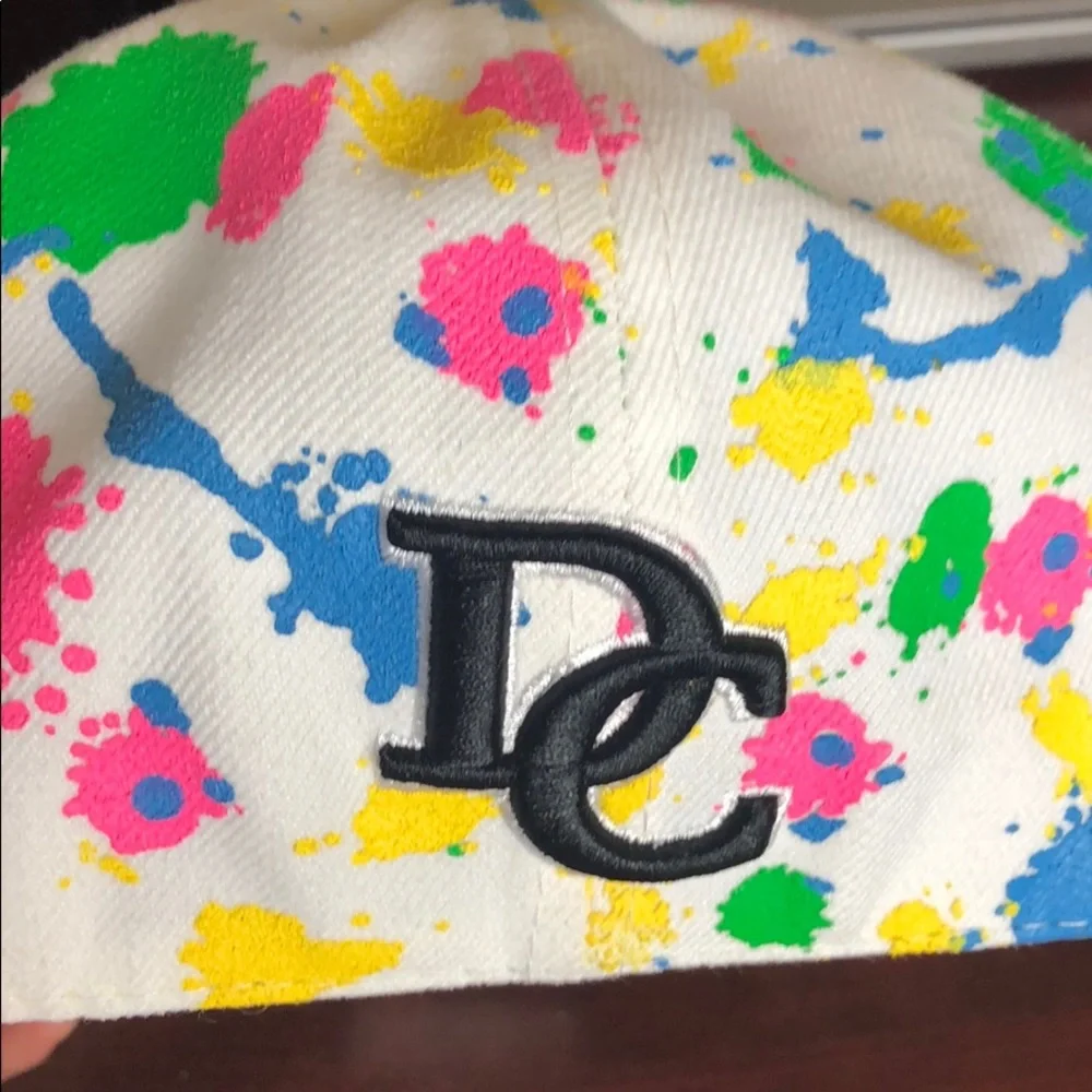 Washington DC Splatter Paint Baseball Cap
